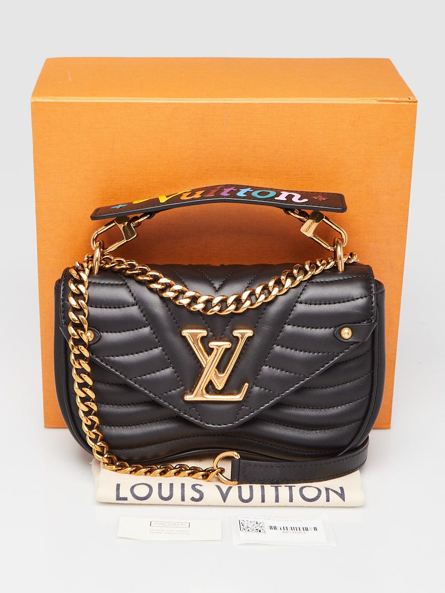 Louis Vuitton Black Quilted Leather New Wave Chain PM Bag