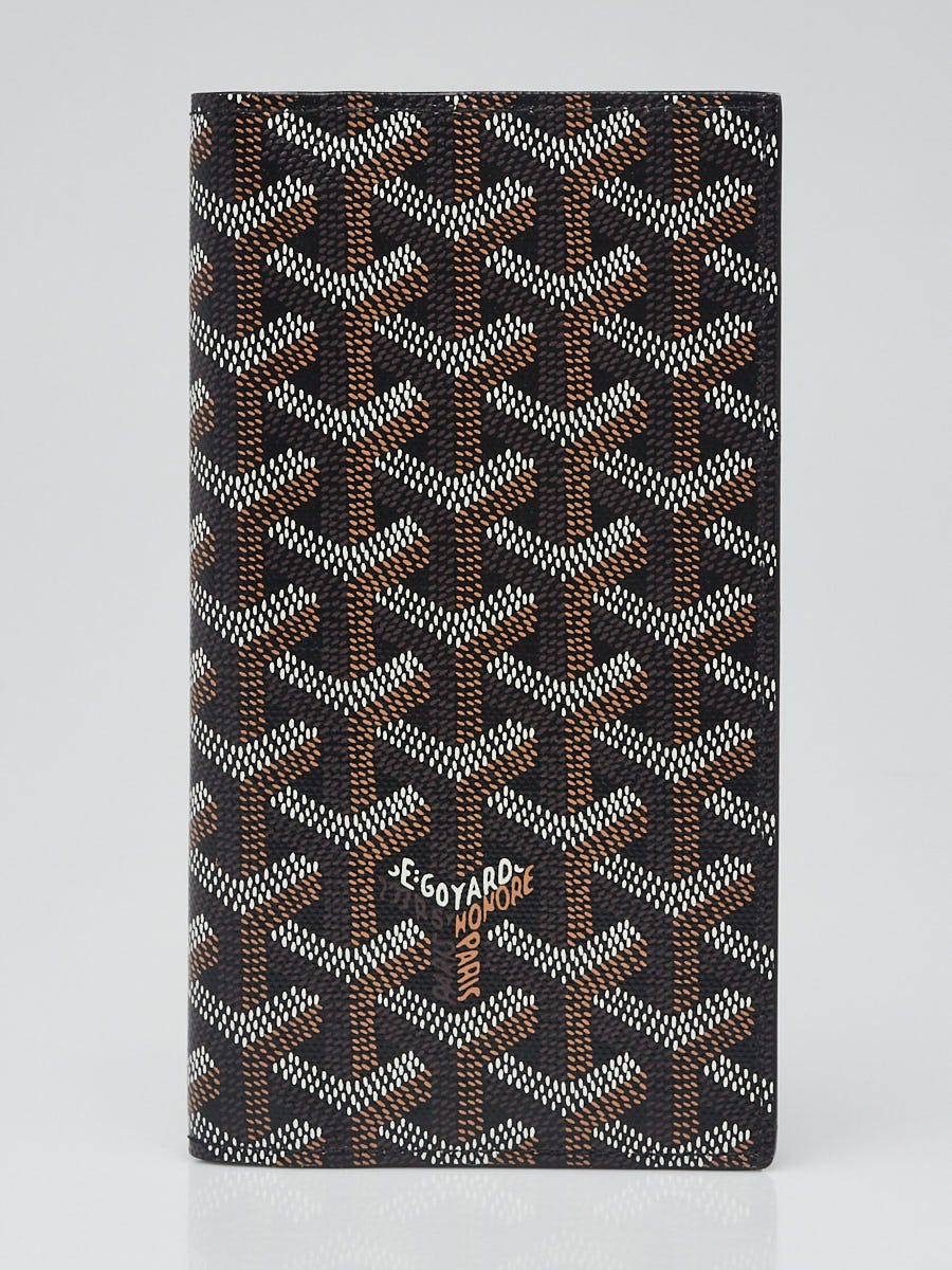 Goyard Black Chevron Print Coated Canvas Jouvence Toiletry Pouch