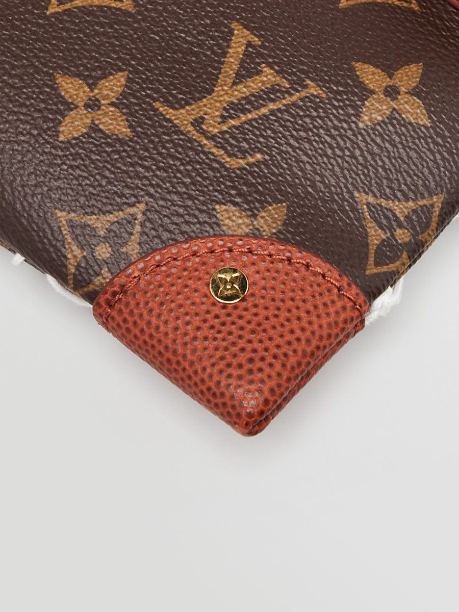Louis Vuitton x NBA Monogram Canvas Net Flat Pochette Wristlet Bag