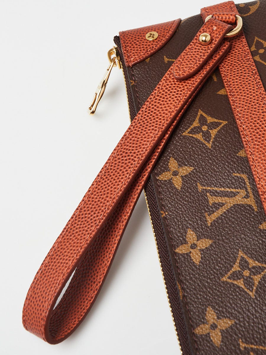Louis Vuitton x NBA Monogram Canvas Net Flat Pochette Wristlet Bag