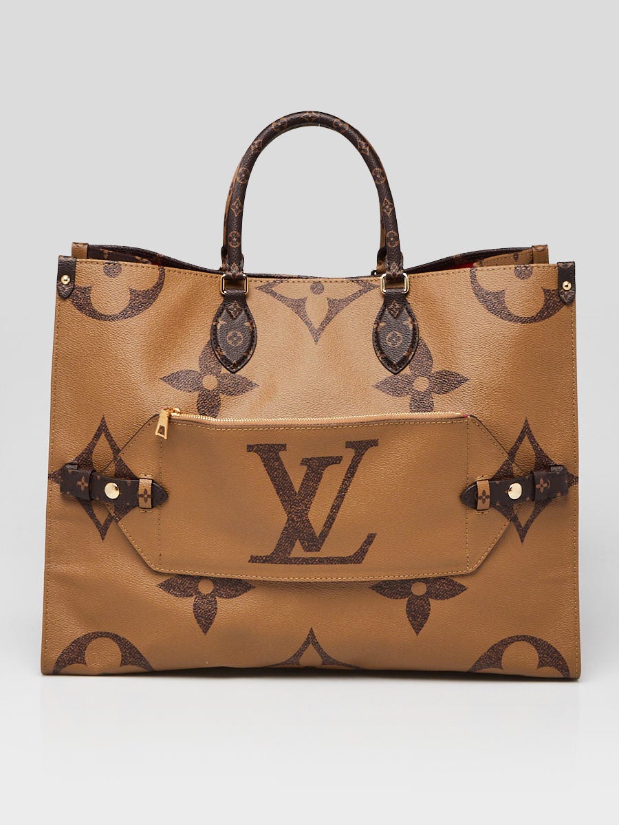 Louis Vuitton Monogram Reverse Canvas Onthego Voyage GM Bag