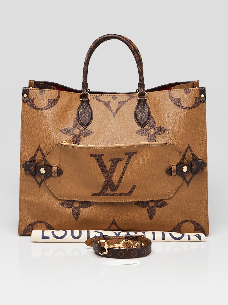 Louis Vuitton Monogram Reverse Canvas Onthego Voyage GM Bag