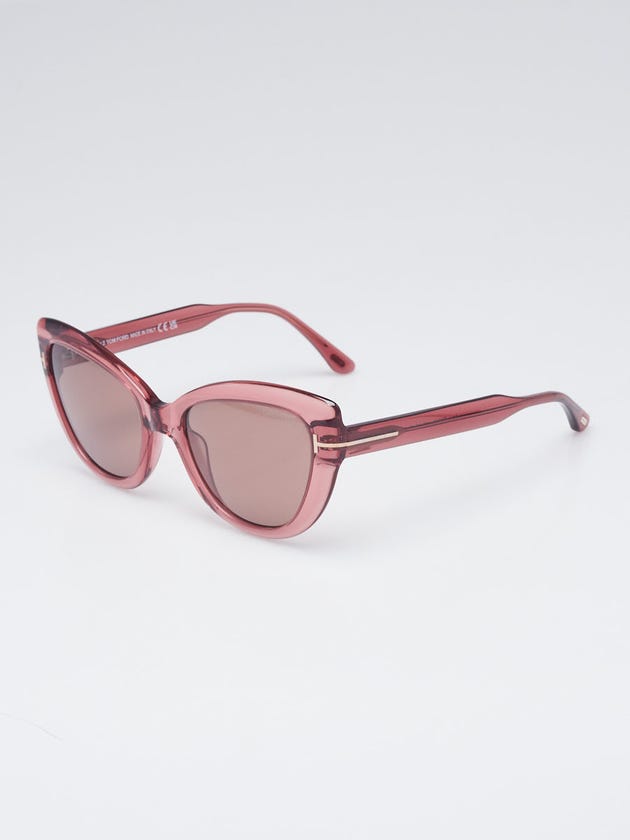 Tom Ford Pink Plastic Frame Anya Sunglasses - TF762