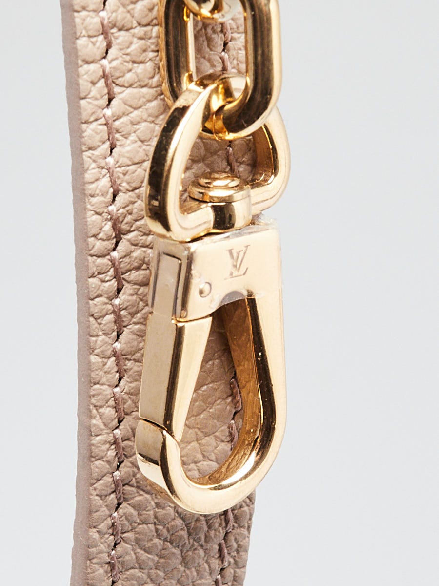 Louis Vuitton Turtledove Grey Leather/Chain Speedy 20 Strap