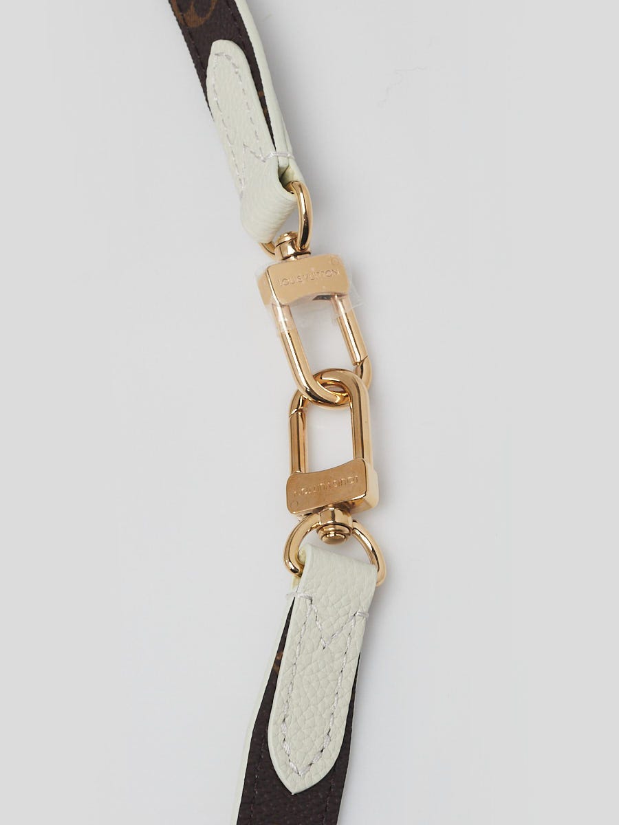 Louis Vuitton Light Green Monogram Leather Strap