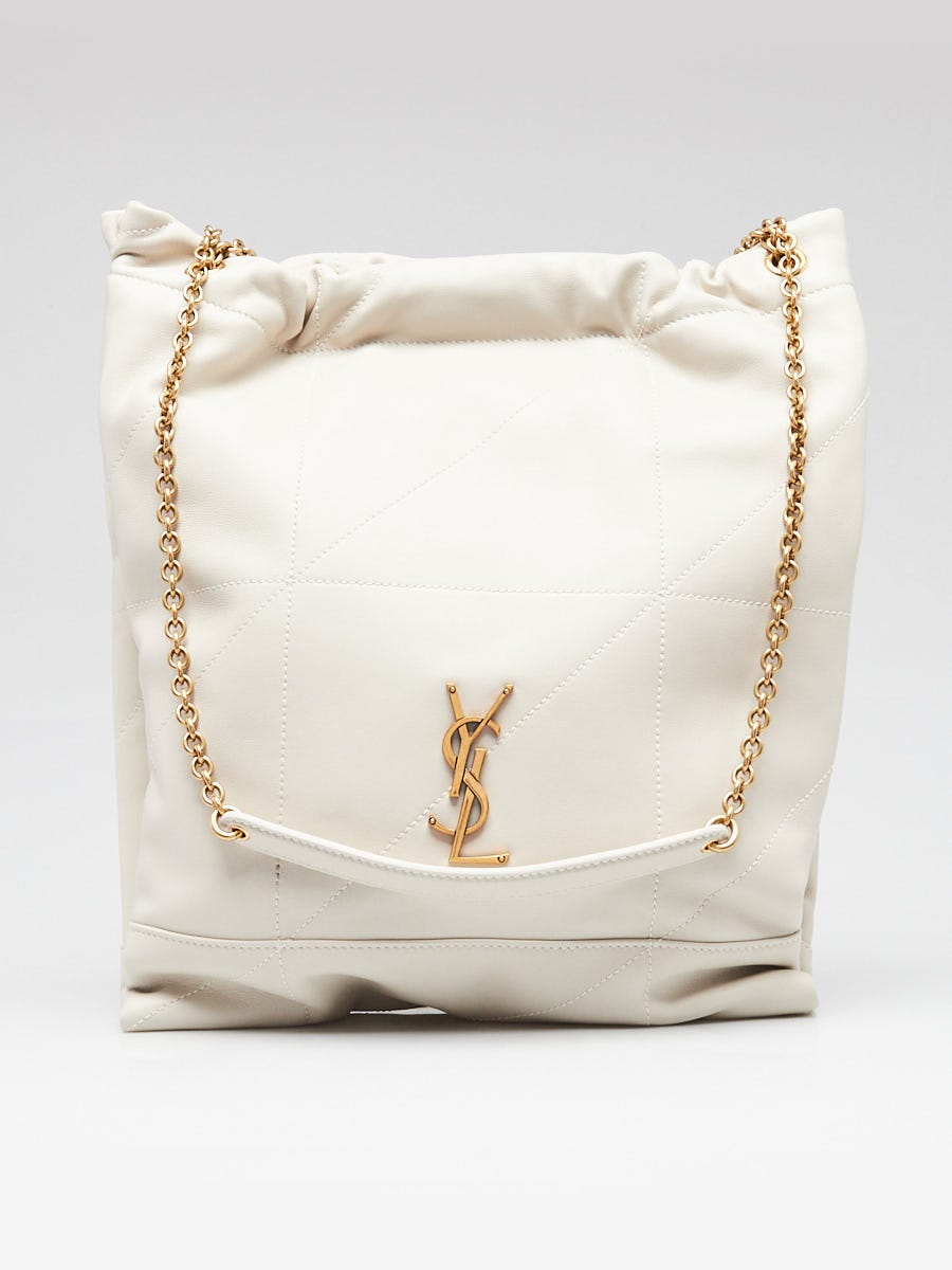 Yves Saint Laurent Crema Soft Quilted Lambskin Leather Jamie 4.3