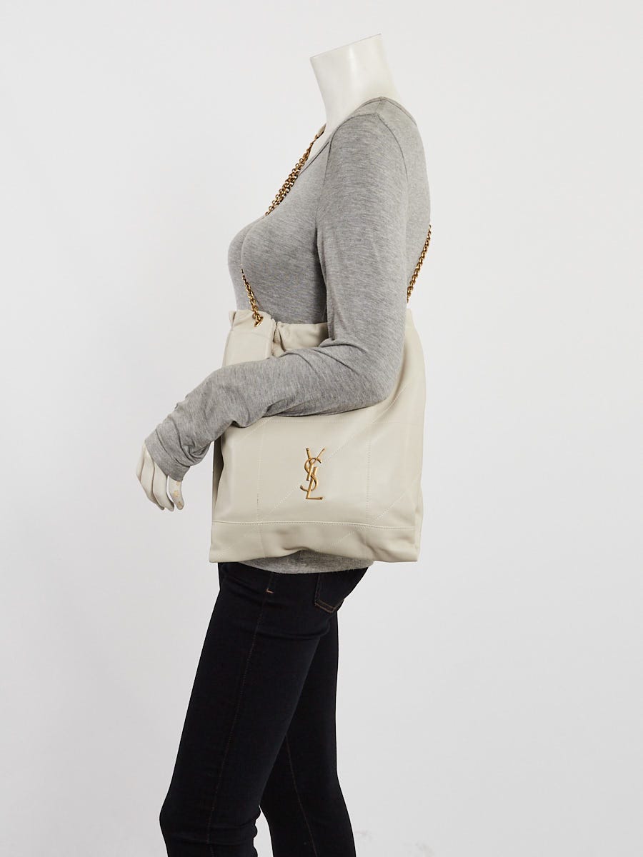 Yves Saint Laurent Crema Soft Quilted Lambskin Leather Jamie 4.3 Pochon Bag