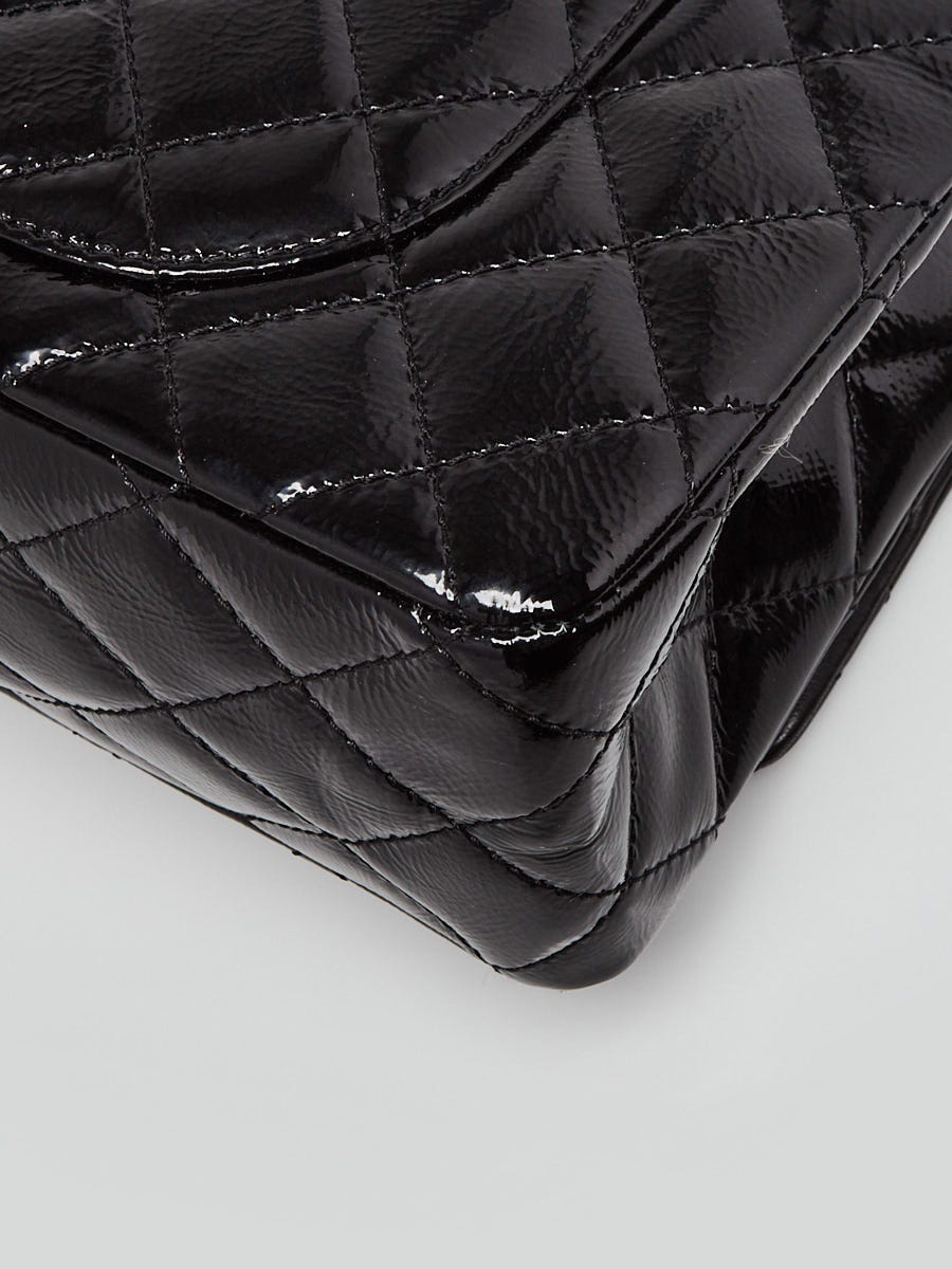 Chanel Black 2.55 Reissue Quilted Classic Patent Leather 227 Jumbo