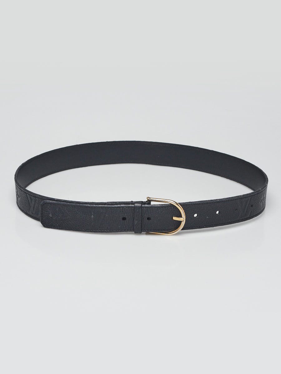 Louis Vuitton Black Epi Leather Essential V Belt Size 80/32