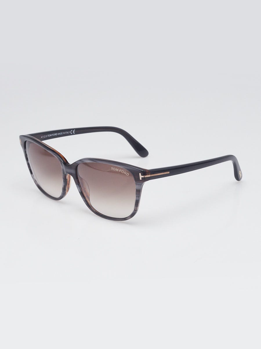 Tom Ford Tortoise Shell Frame Round Milena Sunglasses - TF343