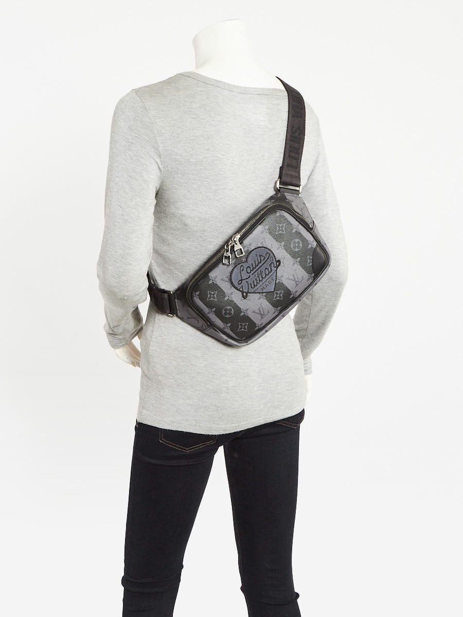 Louis Vuitton x NIGO Monogram Eclipse Striped Canvas Modular Sling Bag