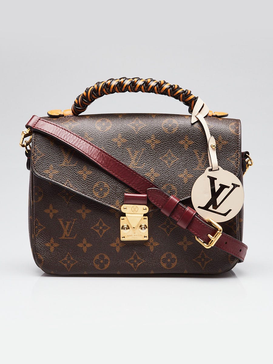 LVボストンバッグ drip Louis Vuitton Monogram Canvas Braided Handle Pochette Metis Bag