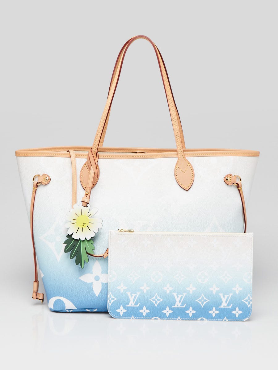 Louis Vuitton Limited Edition Blue Monogram Giant Canvas By the