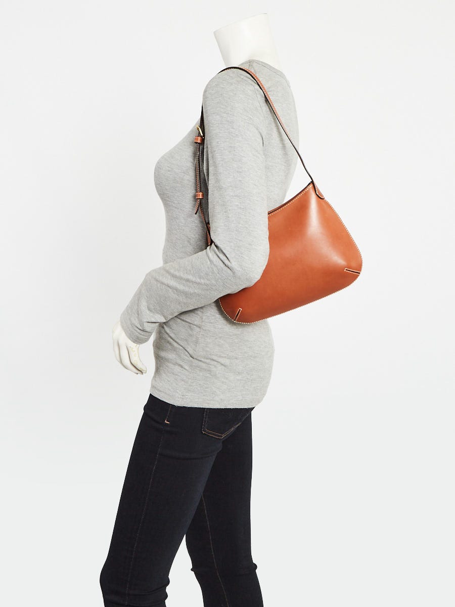 Celine Brown Smooth Leather Alice Shoulder Bag