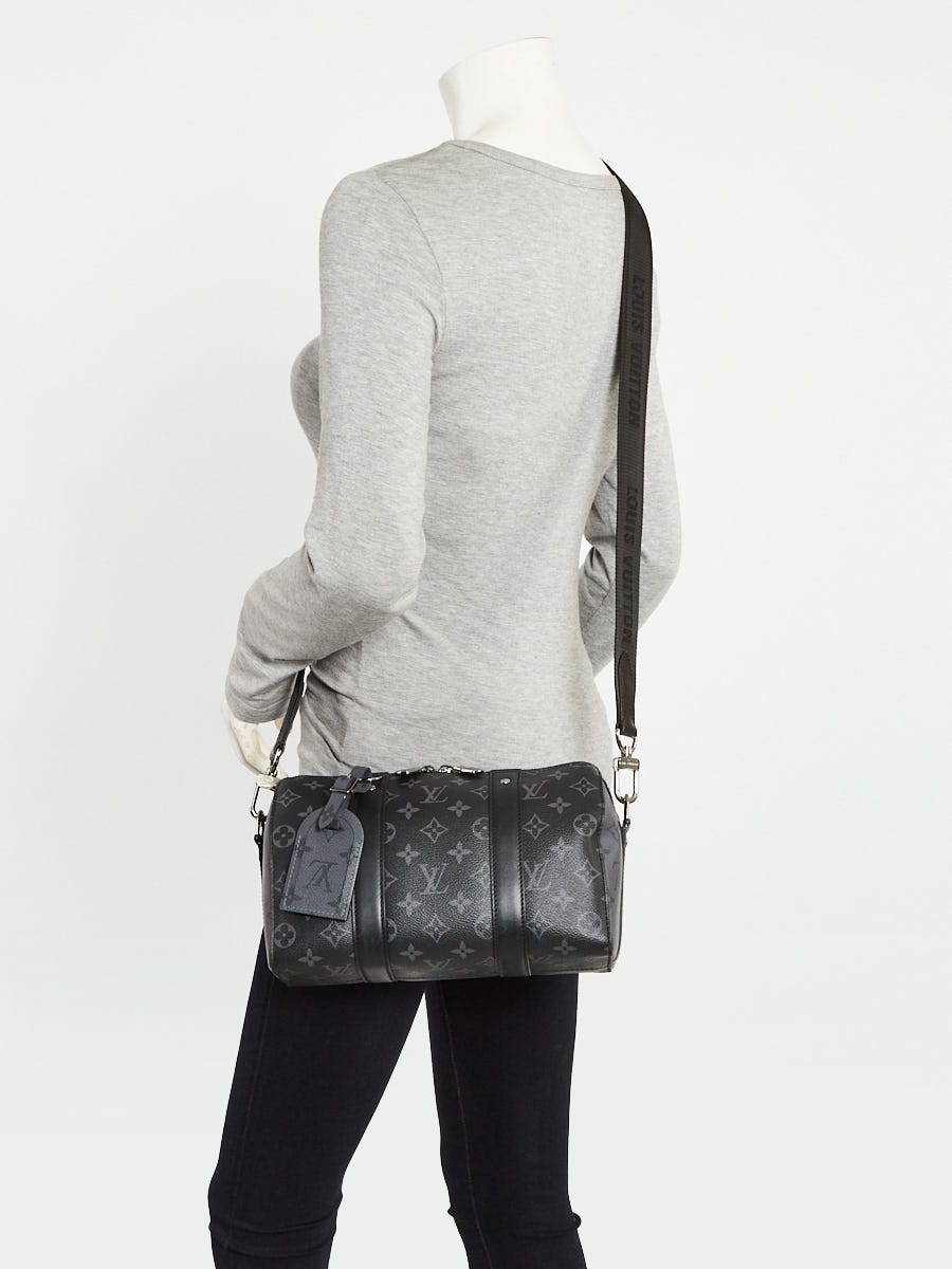 Louis Vuitton Monogram Eclipse Reverse Canvas City Keepall Bag