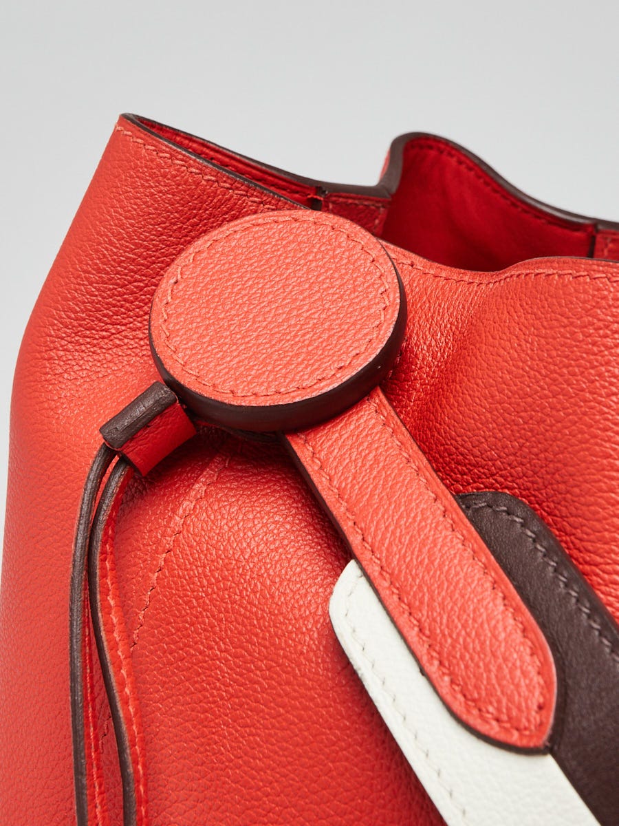 Hermes Capucine Evercolor Leather Licol 17 Bucket Bag | Yoogi's Closet