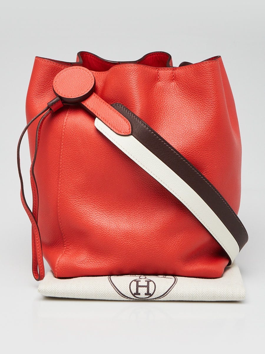 Hermes Capucine Evercolor Leather Licol 17 Bucket Bag | Yoogi's Closet