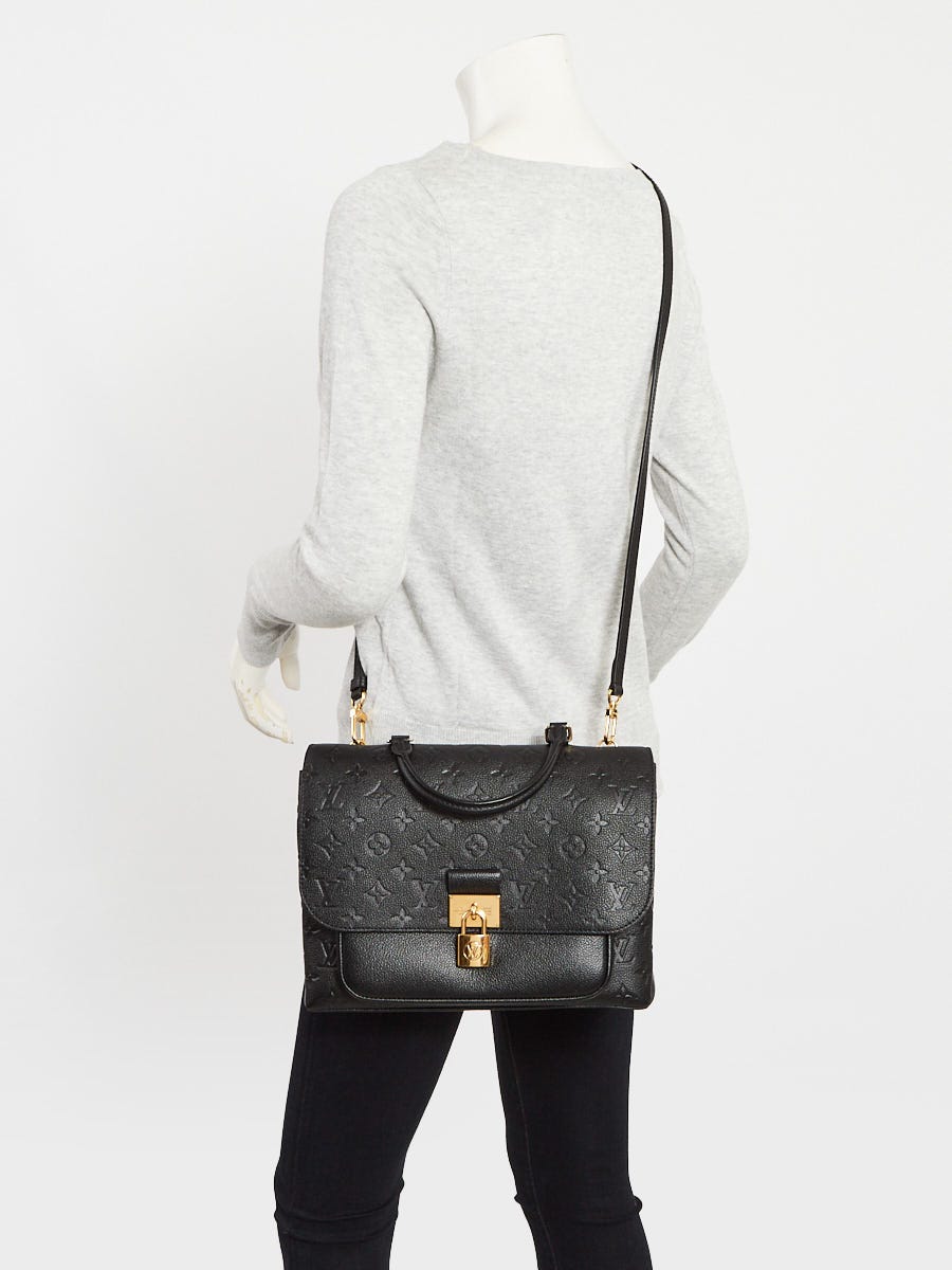 Louis Vuitton Black Empreinte Leather Marignan Bag