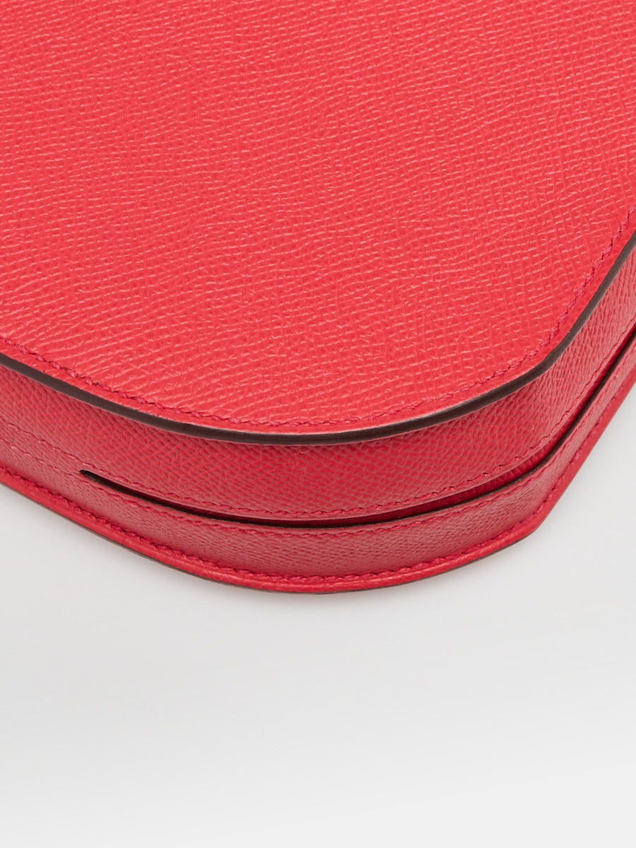 Hermes Rose Extreme Epsom Leather Palladium Plated Mosaique Au 24