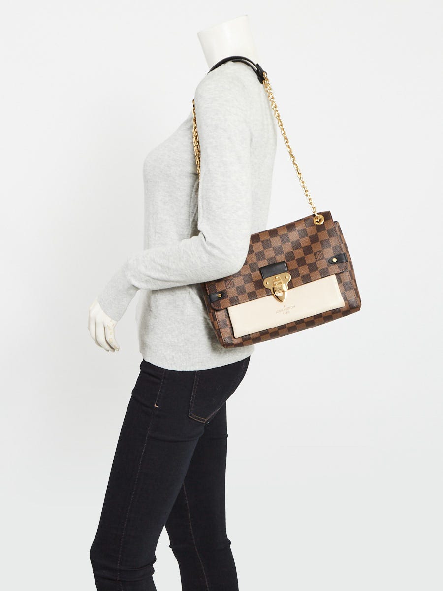 Louis Vuitton Beige/Black Damier Canvas Vavin PM Bag