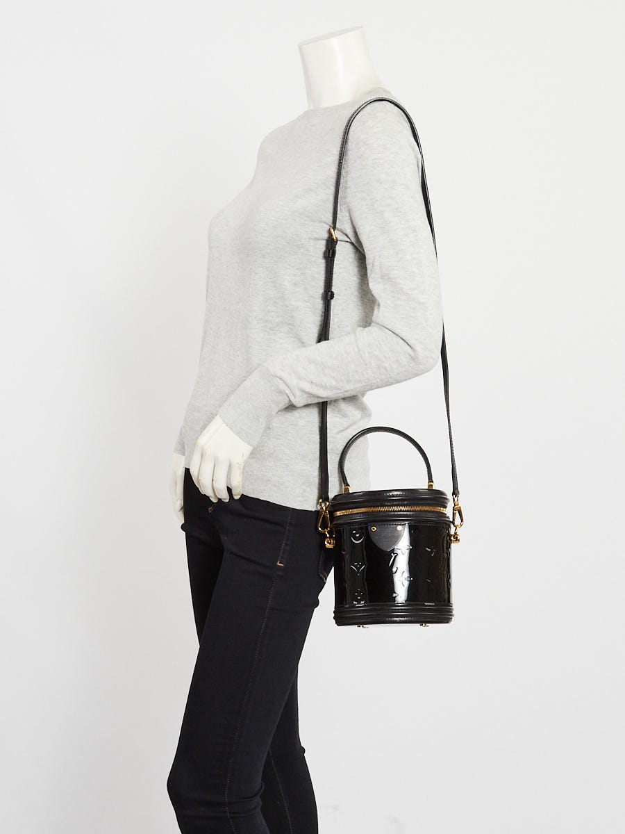 Louis Vuitton Black Magnetique Monogram Vernis Cannes Bag