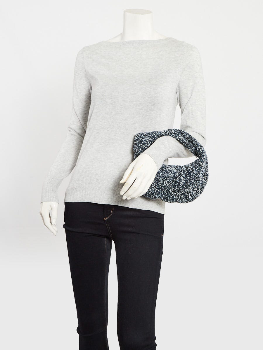 Bottega Veneta Denim Boucle Mini Jodie Bag