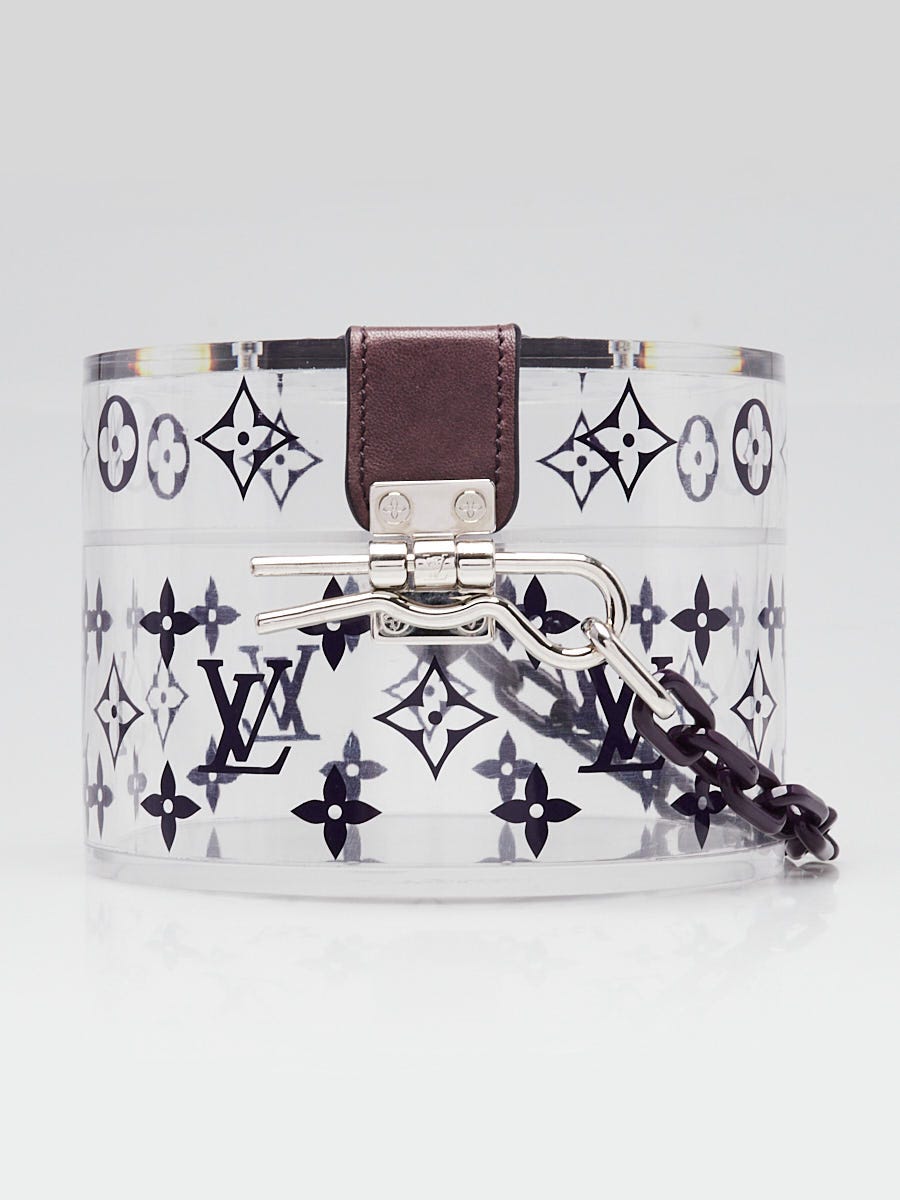 Louis Vuitton Transparent Deep Purple Monogram Plexiglas Cube