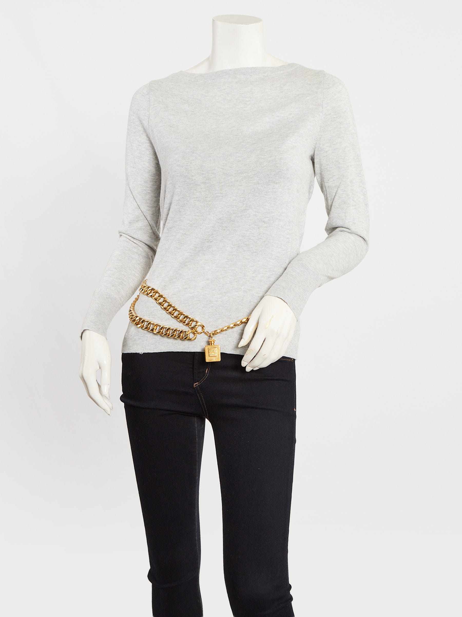 Chanel Goldtone Chain Coco Mademoiselle Belt