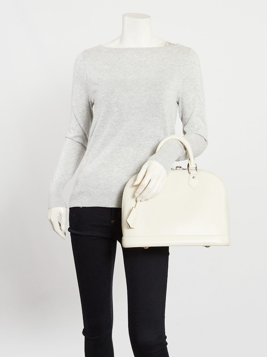 Louis Vuitton Ivorie Epi Leather Alma PM Bag