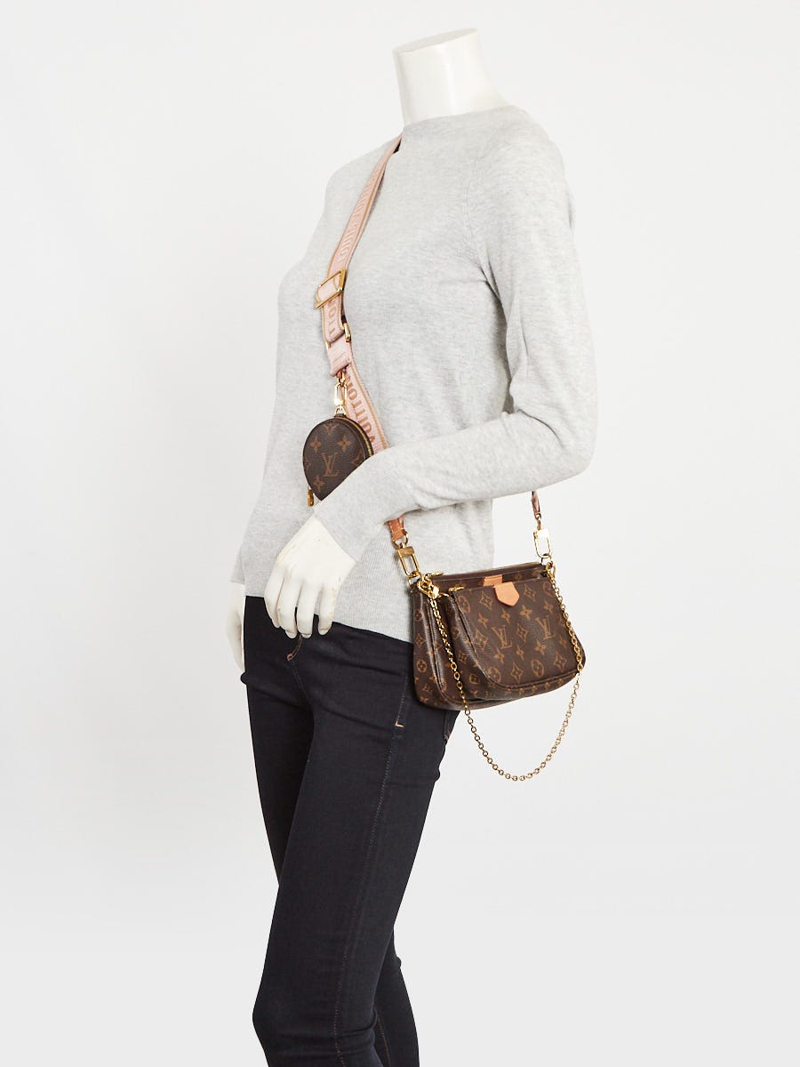 Louis Vuitton Rose Clair Monogram Canvas Multi-Pochette Accessories Bag