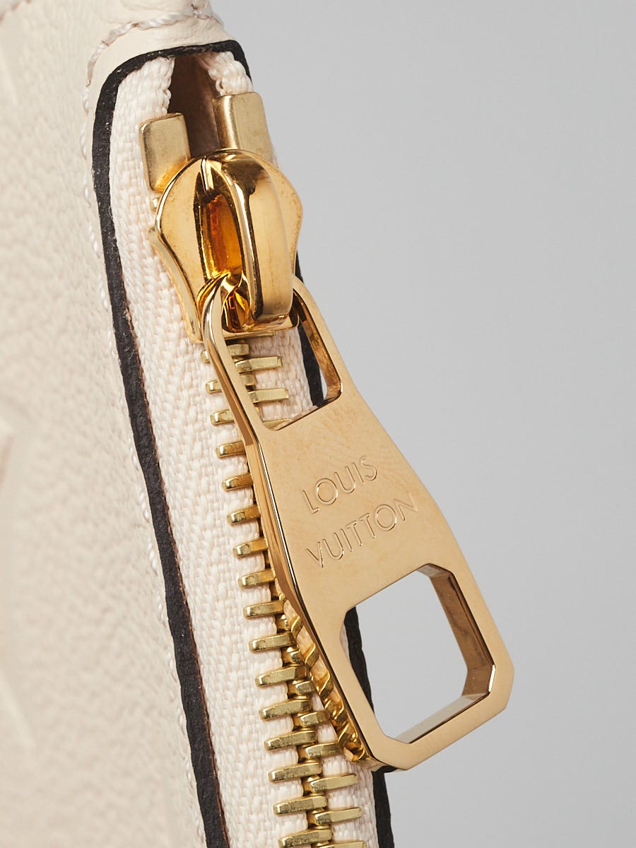 Louis Vuitton Creme Monogram Empreinte Leather Neverfull MM NM Bag