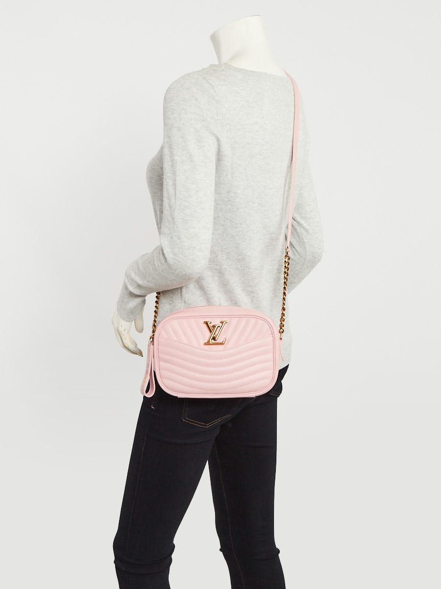 Louis Vuitton Smoothie Pink Quilted Leather New Wave Camera Bag