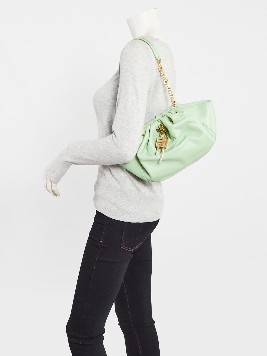 Givenchy Pistacho Green Leather Small Kenny Bag