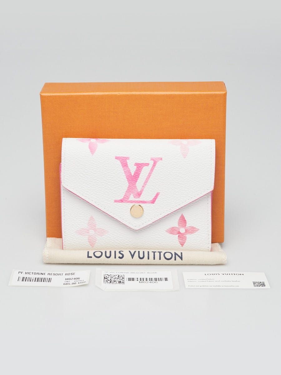 Louis Vuitton Resort Rose Monogram Canvas Victorine Wallet