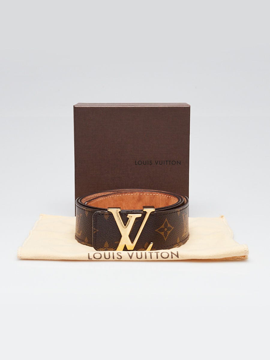 Louis Vuitton Monogram Canvas Initiales 40mm Belt Size 85/34