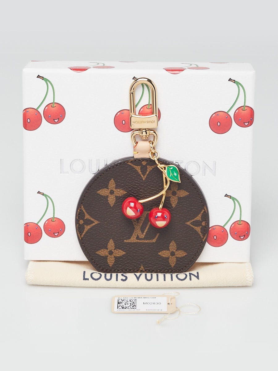 Louis Vuitton x TM Monogram Canvas Cerise Mini Mirror and Bag Charm