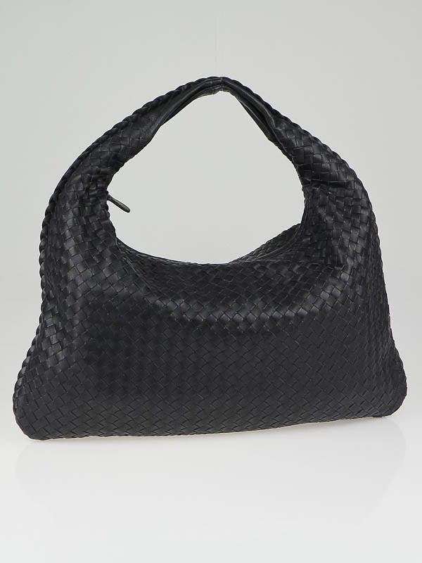 Bottega Veneta Tourmaline Large Veneta Woven Hobo Bag