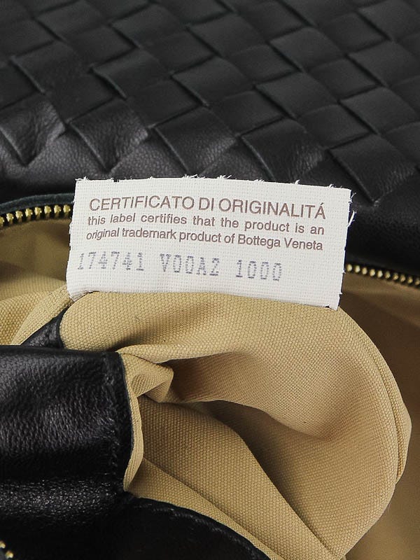 Bottega Veneta Black Leather And Wool Shoulder Bag - 11GGFA