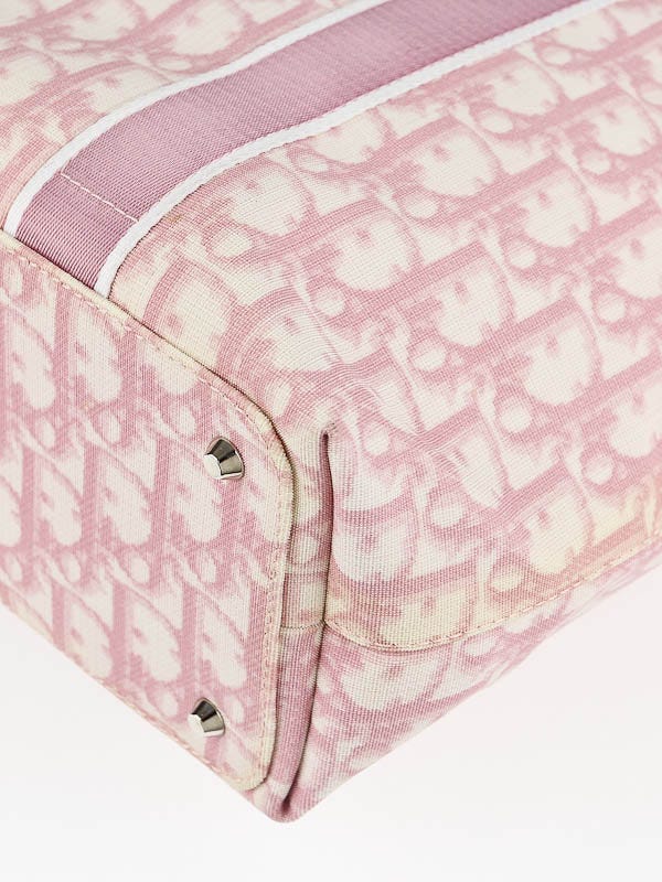 Christian Dior Hot Pink Diorissimo Small Boston Bag - Yoogi's Closet