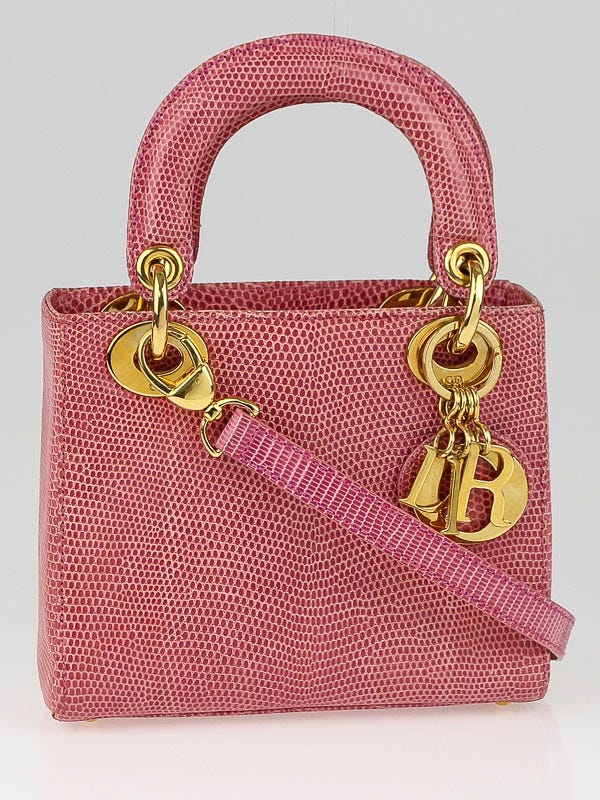 Lady dior lizard online bag price