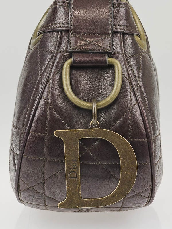 Christian Dior Street Chic Columbus Trotter Brown Baguette