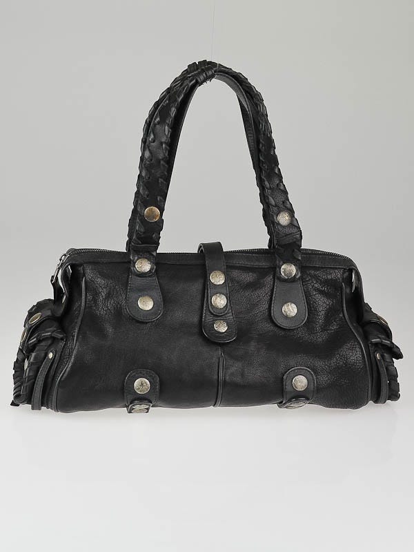 Chloe Black Buffalo Leather Silverado Bag