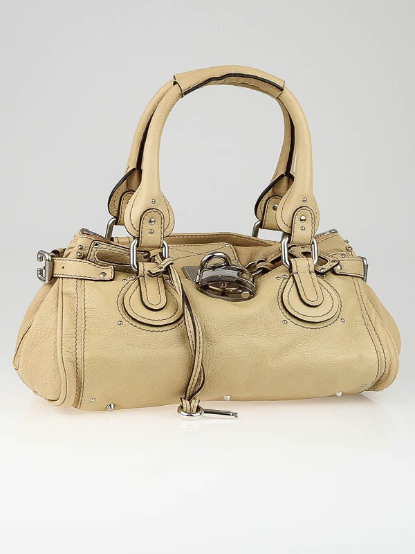 Chloe Sable Leather Plexo Paddington Medium Satchel Bag