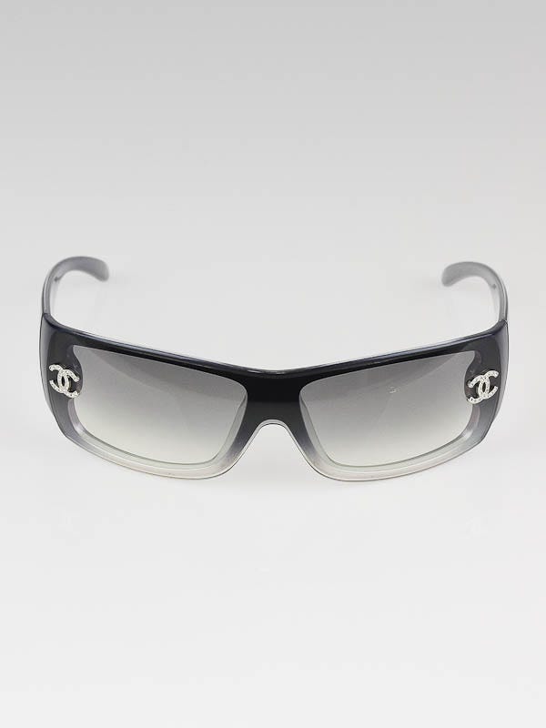 Chanel Blue Gradient Frame and Swarovski Crystals CC Sunglasses -5088-B -  Yoogi's Closet