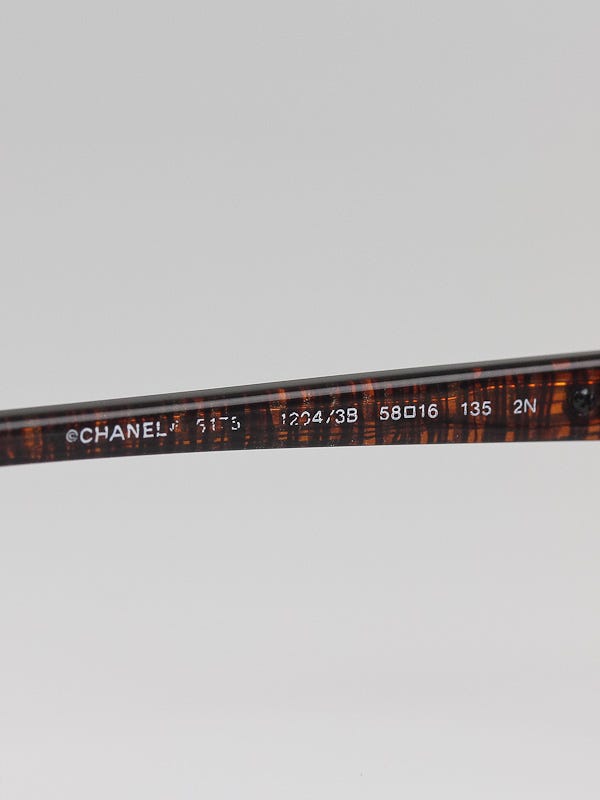 Chanel Brown Oversized CC Logo Sunglasses 5174 | Yoogi's Closet