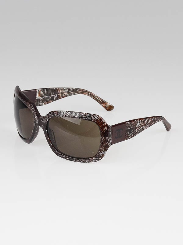 Chanel Brown Painted Oversized Frame CC Sugnlasses-5146 | Yoogi's