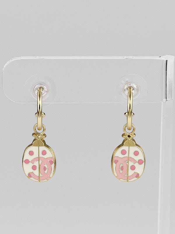 Chanel clearance ladybug earrings