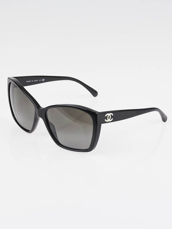 Chanel Black Frame CC Logo Sunglasses-5203