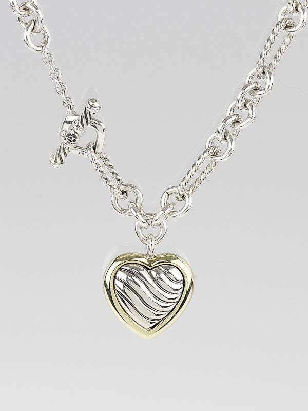 david yurman cable heart necklace