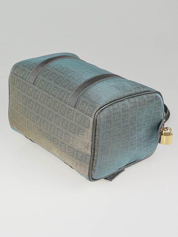 Fendi Multicolor Floral Zucca Forever Canvas Bauletto Boston